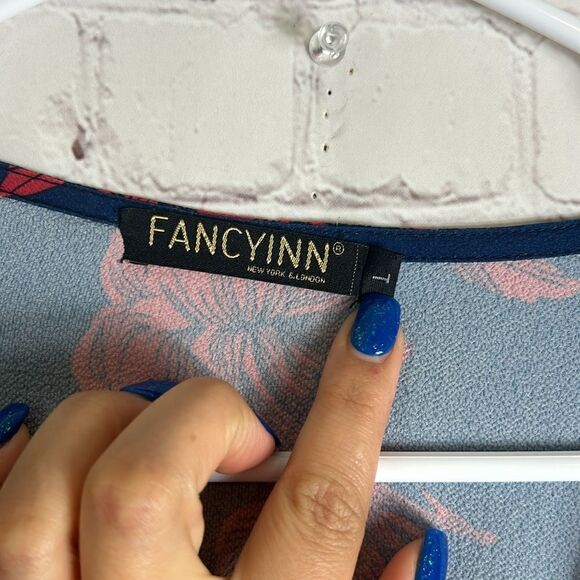 FANCYINN LONG SLEEVE TUNIC DRESS WITH POCKETS - Picture 4 of 5